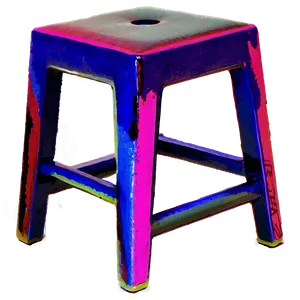 Vibrant Colored Barstool Png Tlm PNG Image