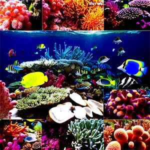 Vibrant Coral Reef Life Png Ath PNG Image