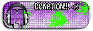 Vibrant Donation Alert Graphic PNG Image