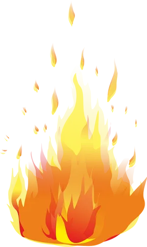 Vibrant_ Fire_ Vector_ Graphic PNG Image