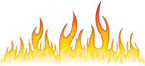 Vibrant_ Flame_ Barrier PNG Image