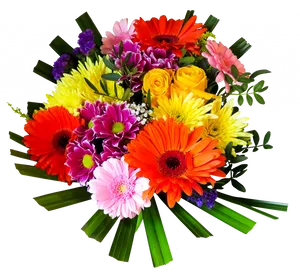 Vibrant_ Floral_ Arrangement.png PNG Image