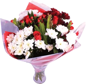 Vibrant Floral Bouquet PNG Image