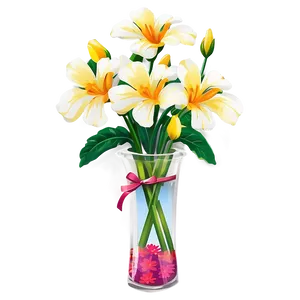 Vibrant Flowers Vase Png 74 PNG Image