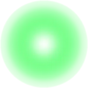 Vibrant Green Gradient Circle PNG Image