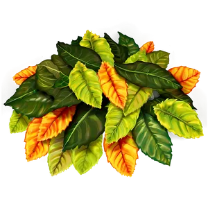 Vibrant Leaves Pile Png Xbi89 PNG Image