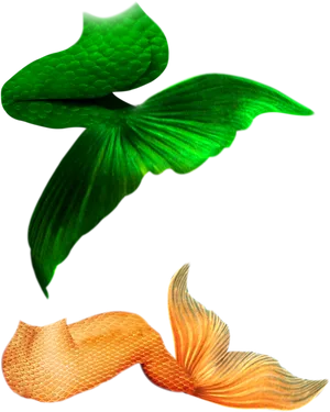 Vibrant_ Mermaid_ Tails PNG Image