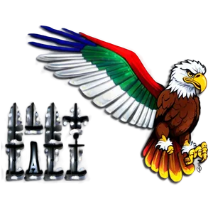 Vibrant Mexico Eagle Png Mld PNG Image