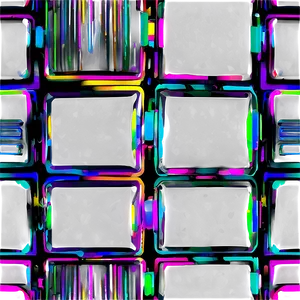 Vibrant Neon Rectangle Png Igl PNG Image