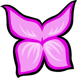 Vibrant Pink Fairy Wings PNG Image