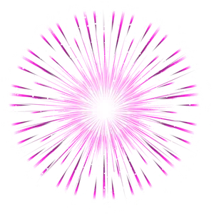 Vibrant Pink Firework Explosion PNG Image