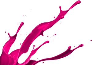 Vibrant_ Pink_ Paint_ Splash PNG Image