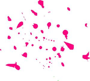 Vibrant_ Pink_ Splatter_on_ Black PNG Image