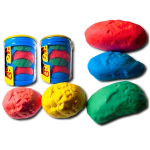 Vibrant Playdough Colors Png Qve PNG Image