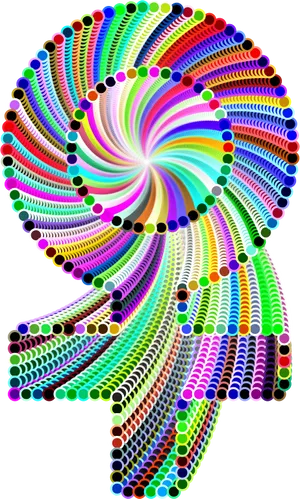 Vibrant_ Psychedelic_ Spiral_ Artwork PNG