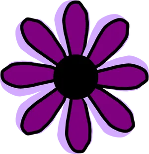 Vibrant_ Purple_ Flower_ Illustration.png PNG Image