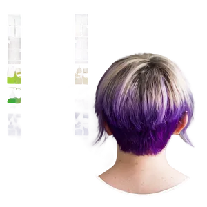 Vibrant Purple Hair Dye Effect Png 06272024 PNG Image