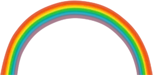 Vibrant Rainbow Arch PNG Image