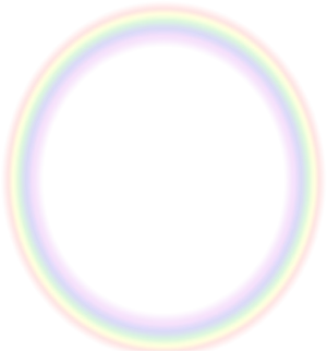 Vibrant Rainbow Glow Effect PNG Image