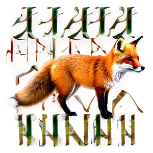 Vibrant Red Fox Png 06242024 PNG Image