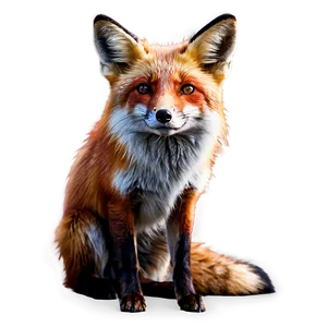 Vibrant Red Fox Png Xja PNG Image