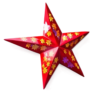 Vibrant Red Star Png Hrq PNG Image