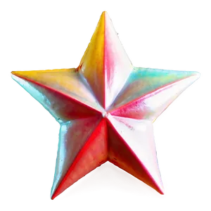 Vibrant Red Star Png Lrr PNG Image