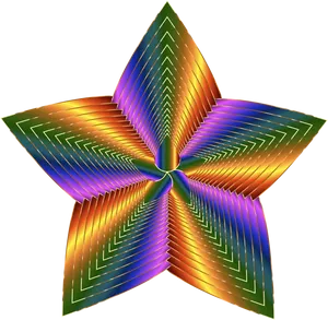 Vibrant Star Pattern PNG Image