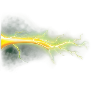 Vibrant Yellow Lightning Illustration Png Mwk PNG Image