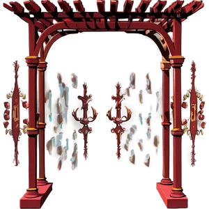 Victorian Style Pergola Png Htd PNG Image