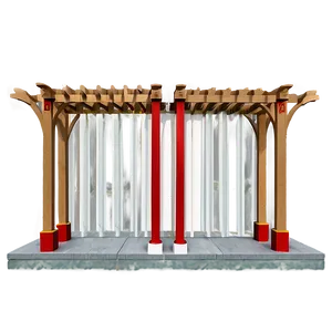 Victorian Style Pergola Png Vip9 PNG Image