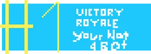 Victory Royale Pixel Art PNG Image