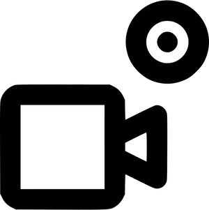 Video Camera Icon Outline PNG Image