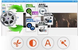 Video Editing Software Interface PNG