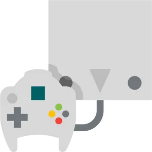 Video Game Controller Graphic PNG Image