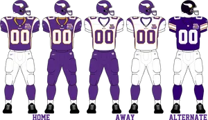 Viking Football Uniform Concepts PNG Image