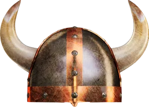 Viking Horned Helmet Illustration PNG Image