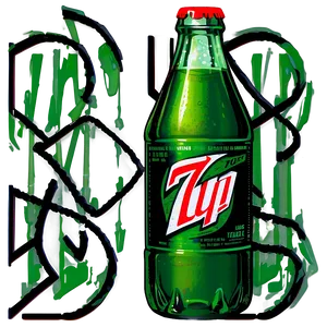 Vintage 7 Up Bottle Png 30 PNG Image