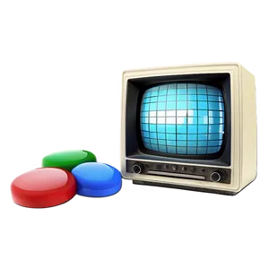 Vintage 80s Tv Graphics Png Pto1 PNG Image