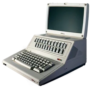 Vintage 90s Laptop Computer PNG Eip37 PNG