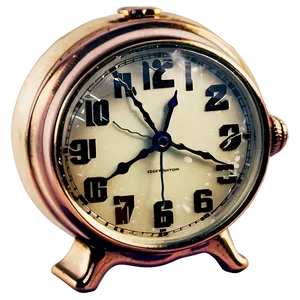 Vintage Alarm Clock Png Wva39 PNG Image