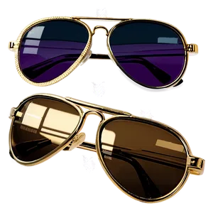 Vintage Aviator Glasses Png Ibt19 PNG Image