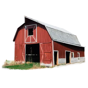 Vintage Barn Structure Png 06122024 PNG Image