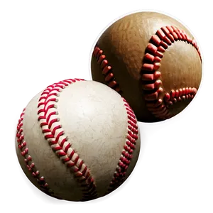 Vintage Baseball Stitch Illustration Png 22 PNG Image