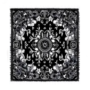 Vintage Black Bandana Png Vsc PNG Image