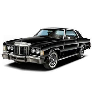 Vintage Black Car Png Gdb63 PNG Image