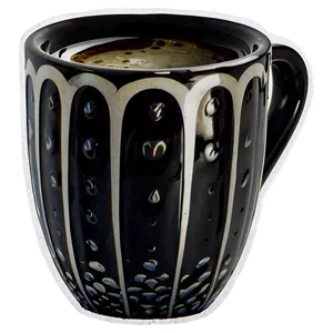 Vintage Black Coffee Png Gvp89 PNG Image