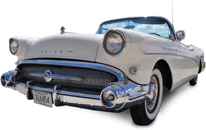 Vintage Buick Convertible Front View PNG Image