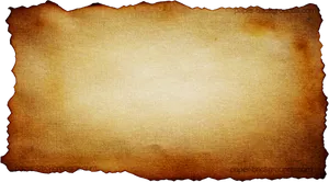 Vintage Burnt Paper Texture PNG Image