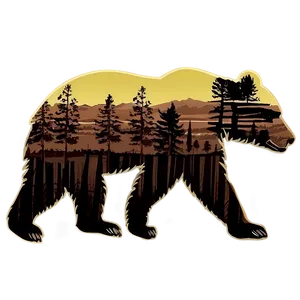 Vintage California Bear Design Png Nmd PNG Image